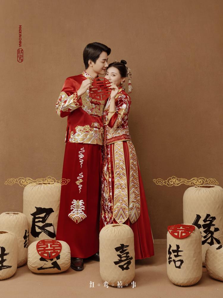 【满庭芳】喜嫁中式汉服+东方魅力+苏州复古婚纱照