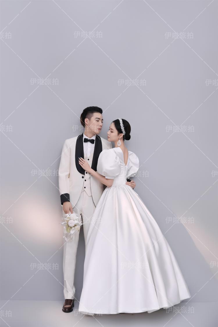 越简约越高级感的婚纱摄影 韩式光影婚纱照