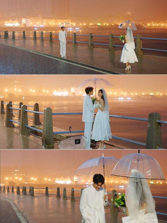 <浪漫雨夜>都市丽人婚纱摄影